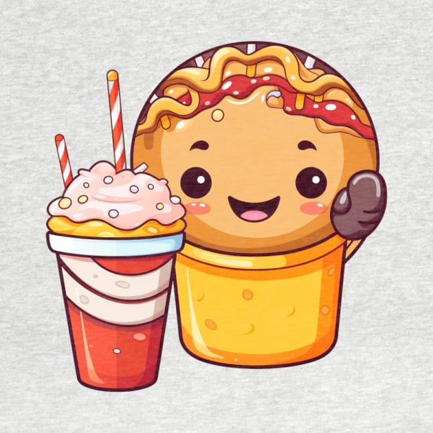 Donut kawaii  junk food T-Shirt cute  funny by nonagobich